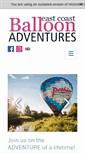 Mobile Screenshot of eastcoastballoonadventures.com